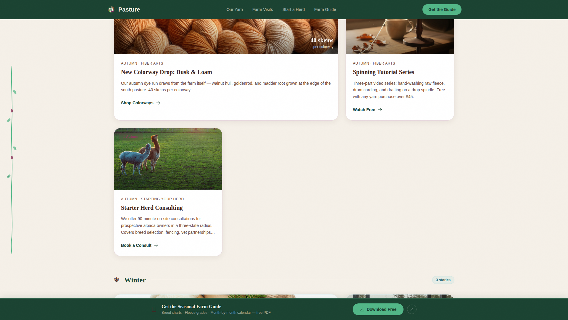 Farm & Ranch Professional Website Template