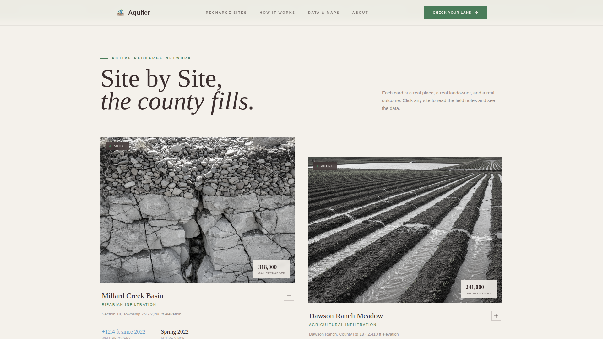 Soil & Water Conservation Professional Website Template