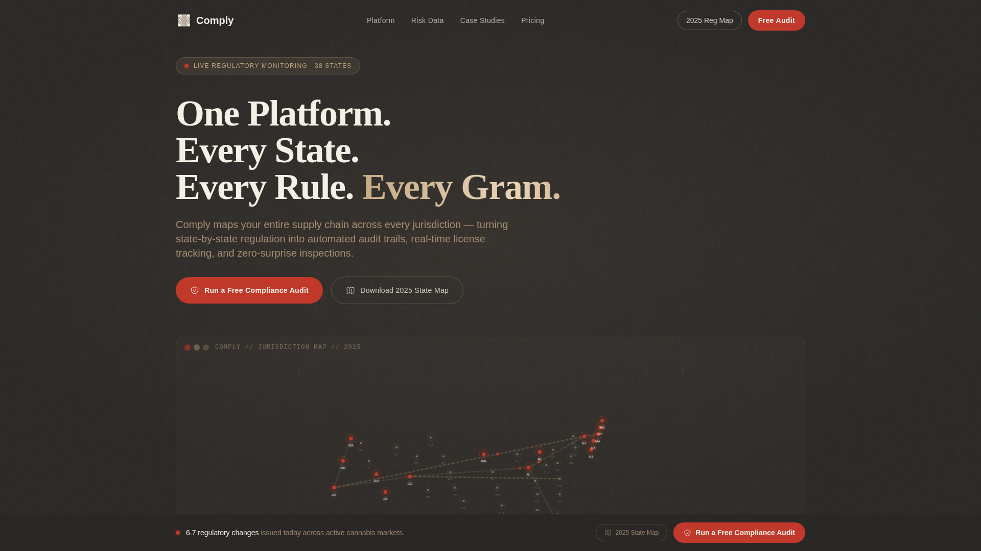 Cannabis Technology & Privacy Policy Website Template