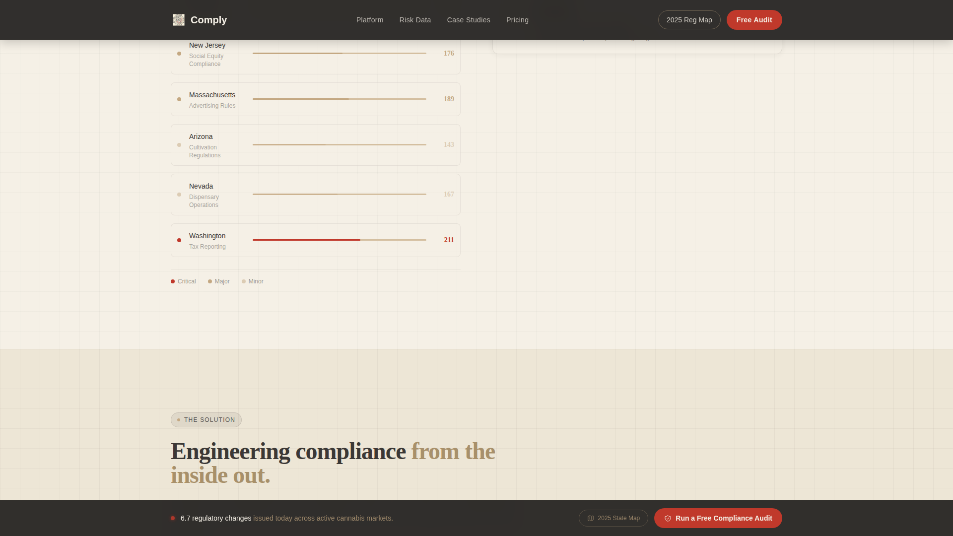 Cannabis Technology & Privacy Policy Website Template