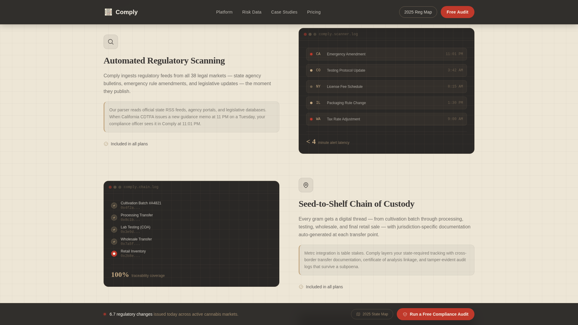 Cannabis Technology & Privacy Policy Website Template