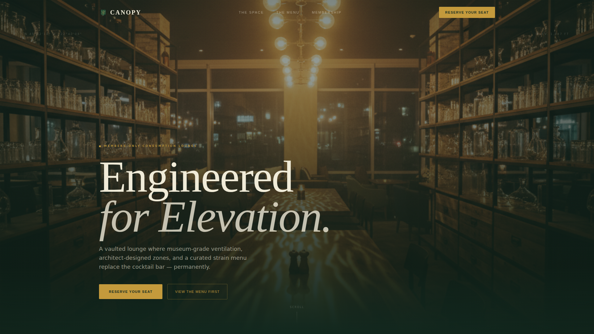 Dispensary & Retail Professional Website Template