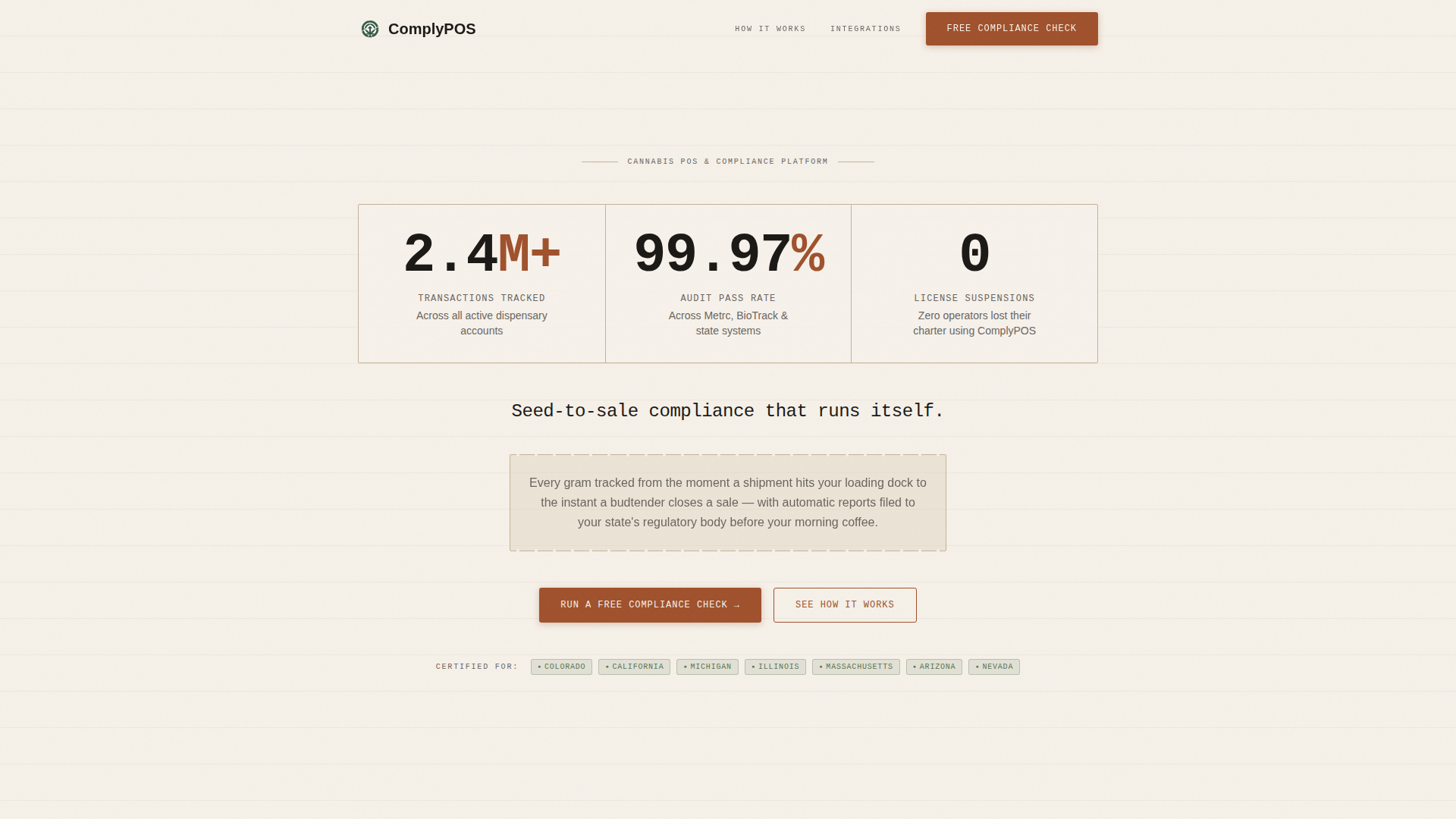 Cannabis Technology & Professional Website Template