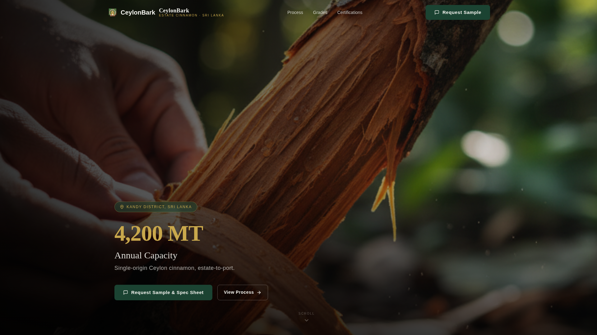 Spice & Herb Farm Specialist Professional Website Template