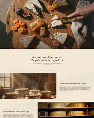 Culture — Artisan Vegan Dairy Landing Page Template