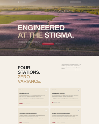 Spice & Herb Farm Specialist Professional Website Template