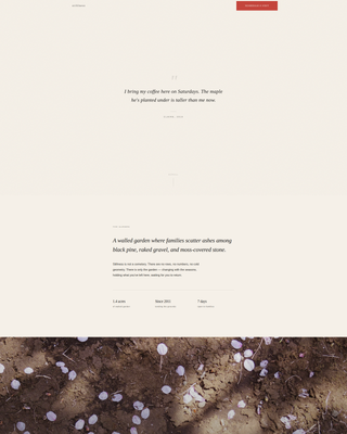 Cemetery & Burial Professional Website Template