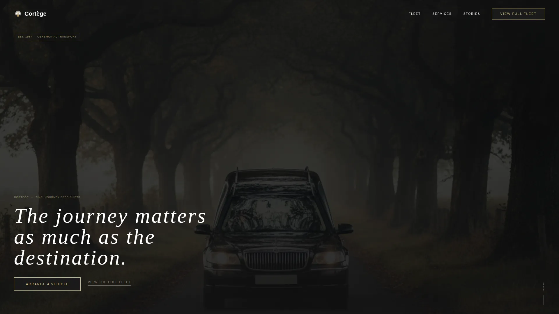 Funeral Services Appointment Booking Website Template