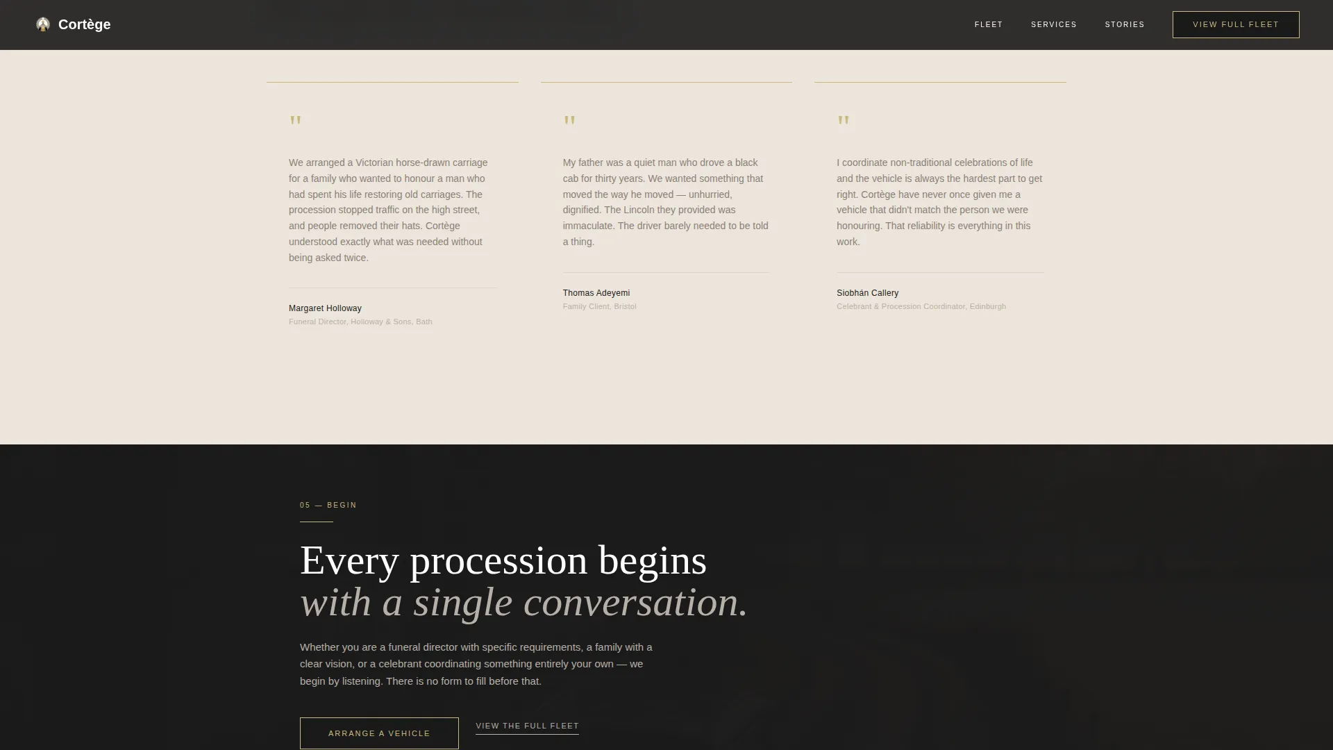 Funeral Services Appointment Booking Website Template