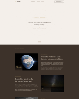 Cemetery & Burial Blog Website Template