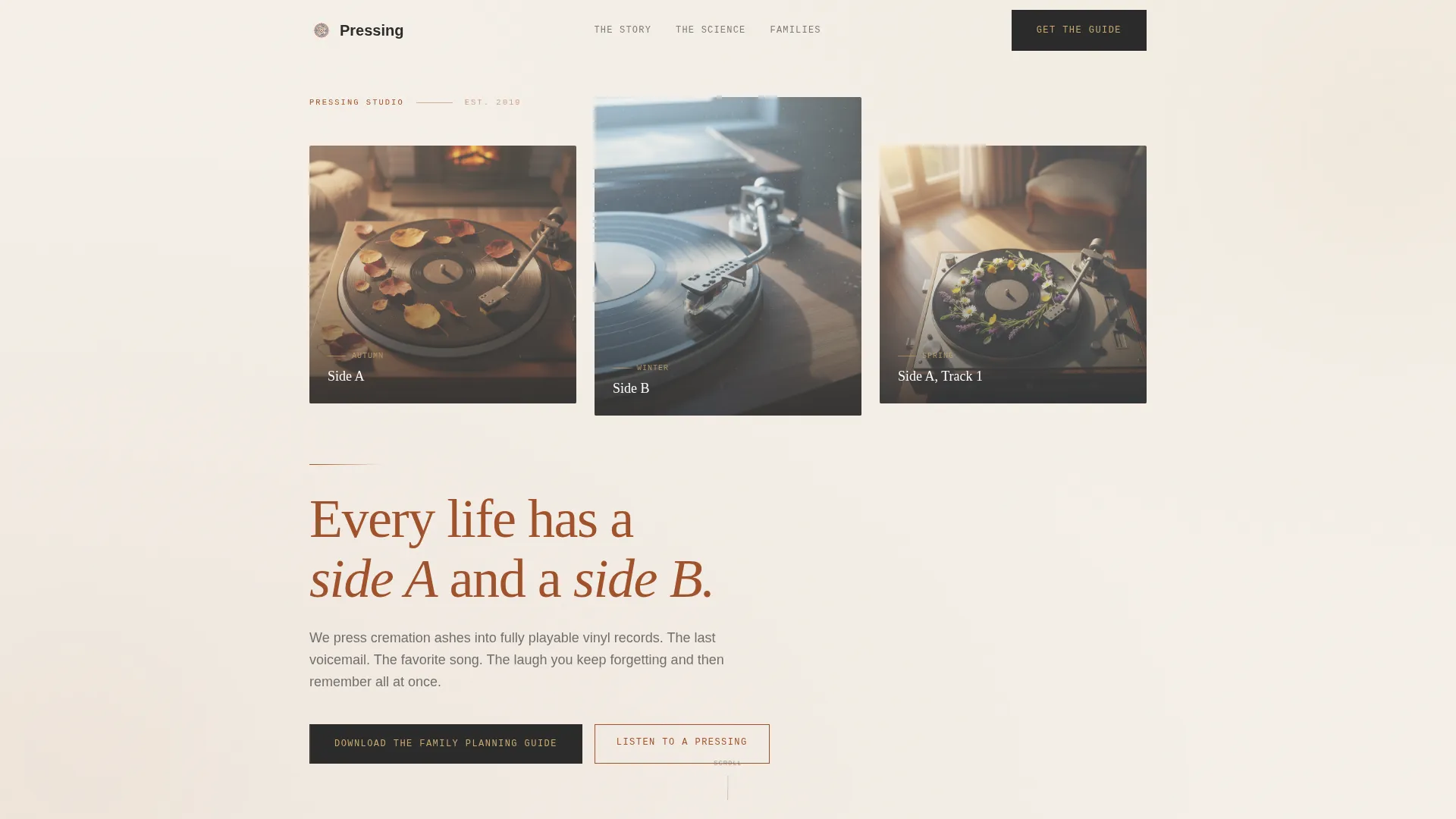 Advanced Funeral Services Blog & Content Website Template