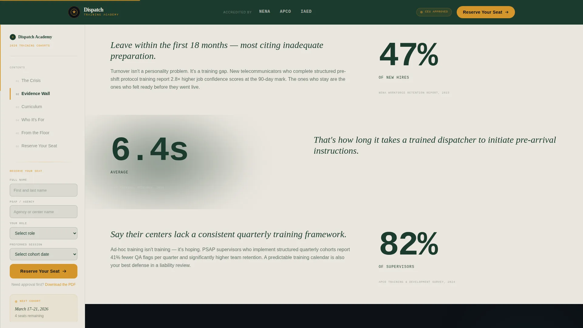 Alert — Professional Emergency Training Landing Page Template