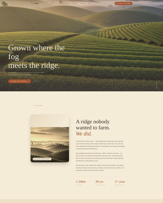 Spice & Herb Farm Blog Website Template