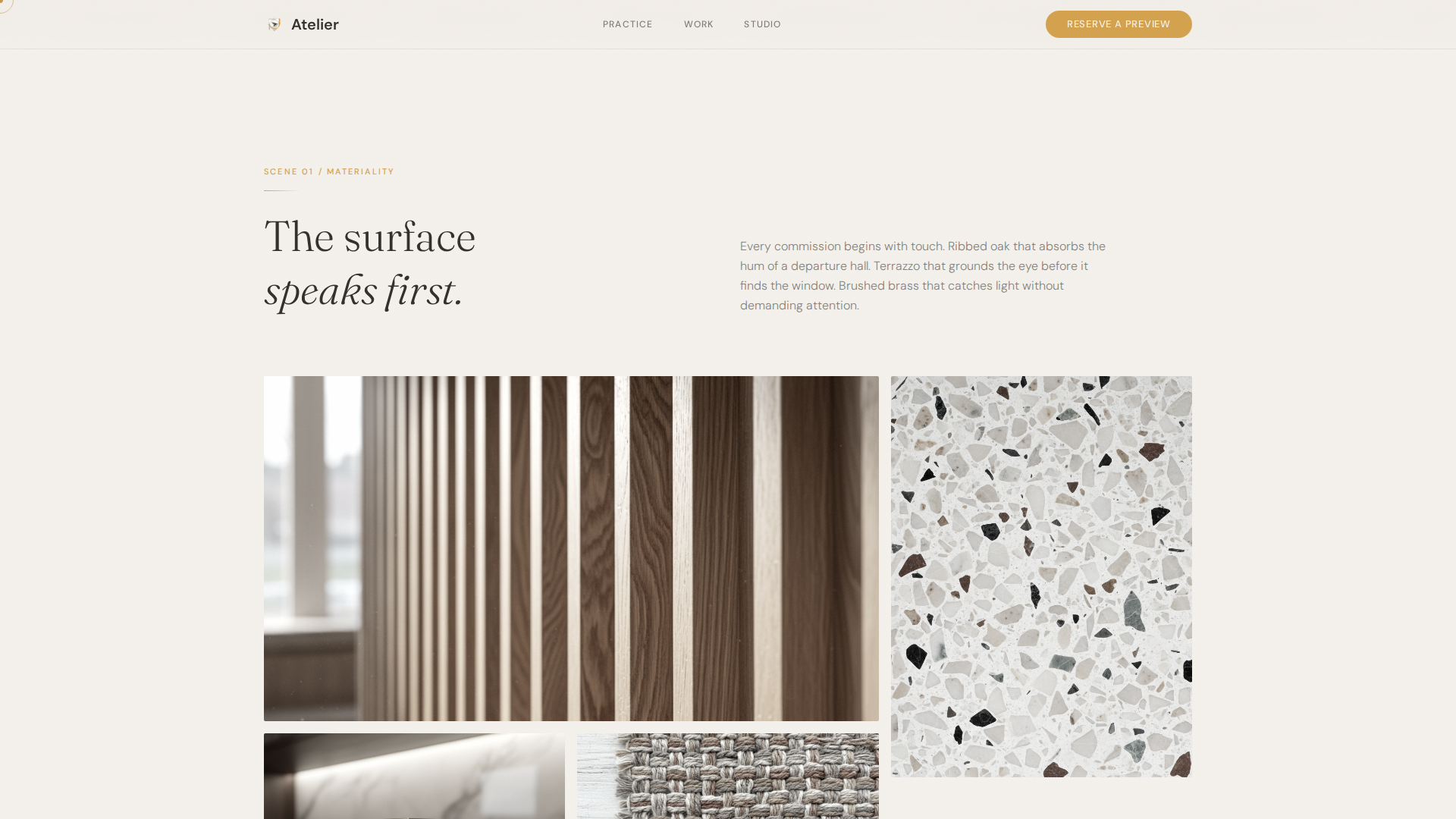 Hospitality & Restaurant Design Pre-Launch Website Template