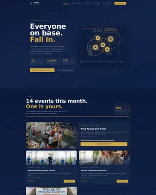 Advanced Military & Defense Professional Website Template