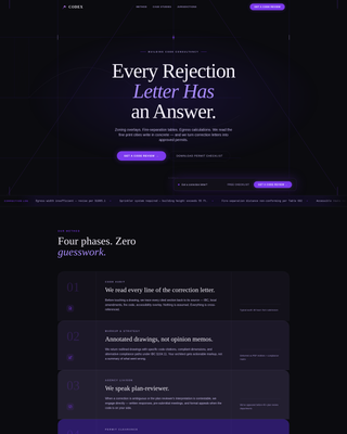 Architectural Technology Portfolio Website Template