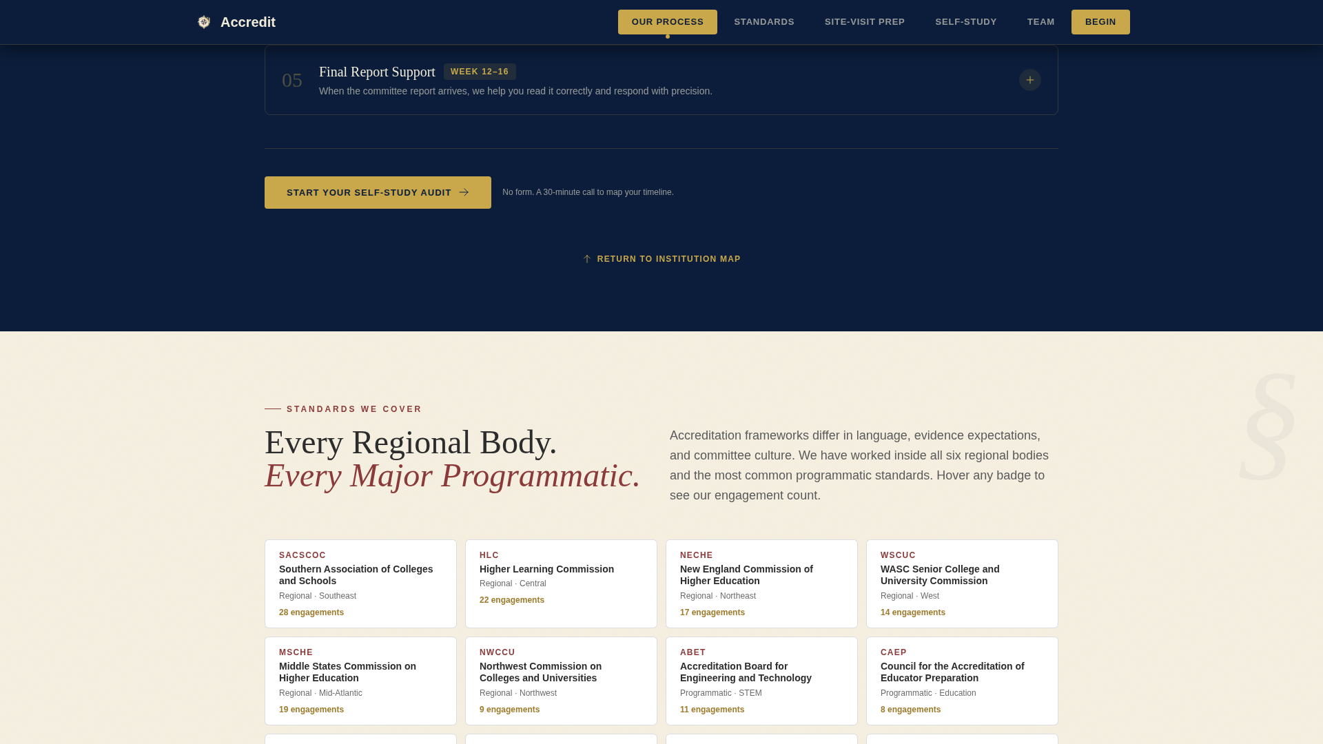 Education Department Booking Website Template