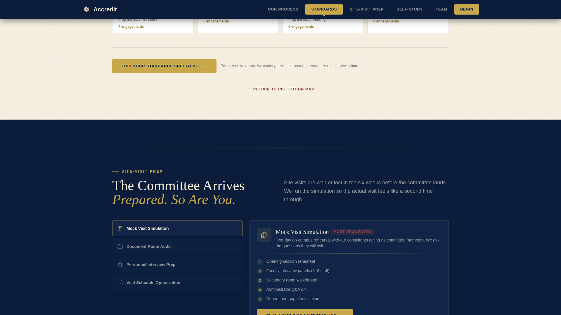 Education Department Booking Website Template