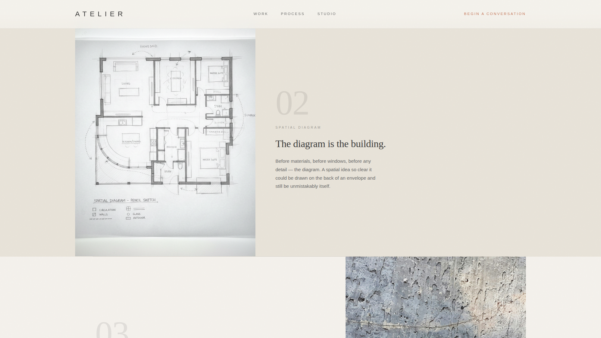 Minimalist Architecture Booking Website Template