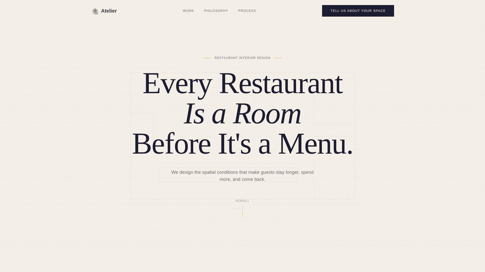 Hospitality & Restaurant Design Directory Website Template