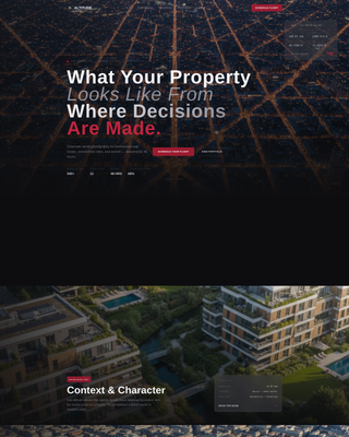Altitude - Cinematic Aerial Landing Page Template