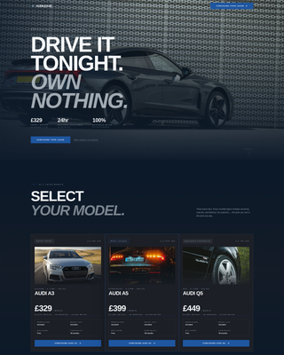 Quattro - Precision Automotive Landing Page Template