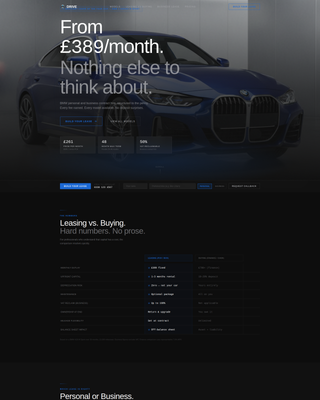 Drive - Precision BMW Landing Page Template