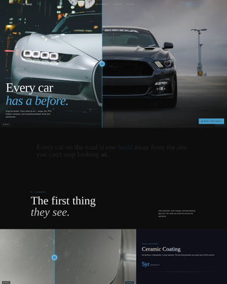 Mod - Cinematic Aftermarket Landing Page Template