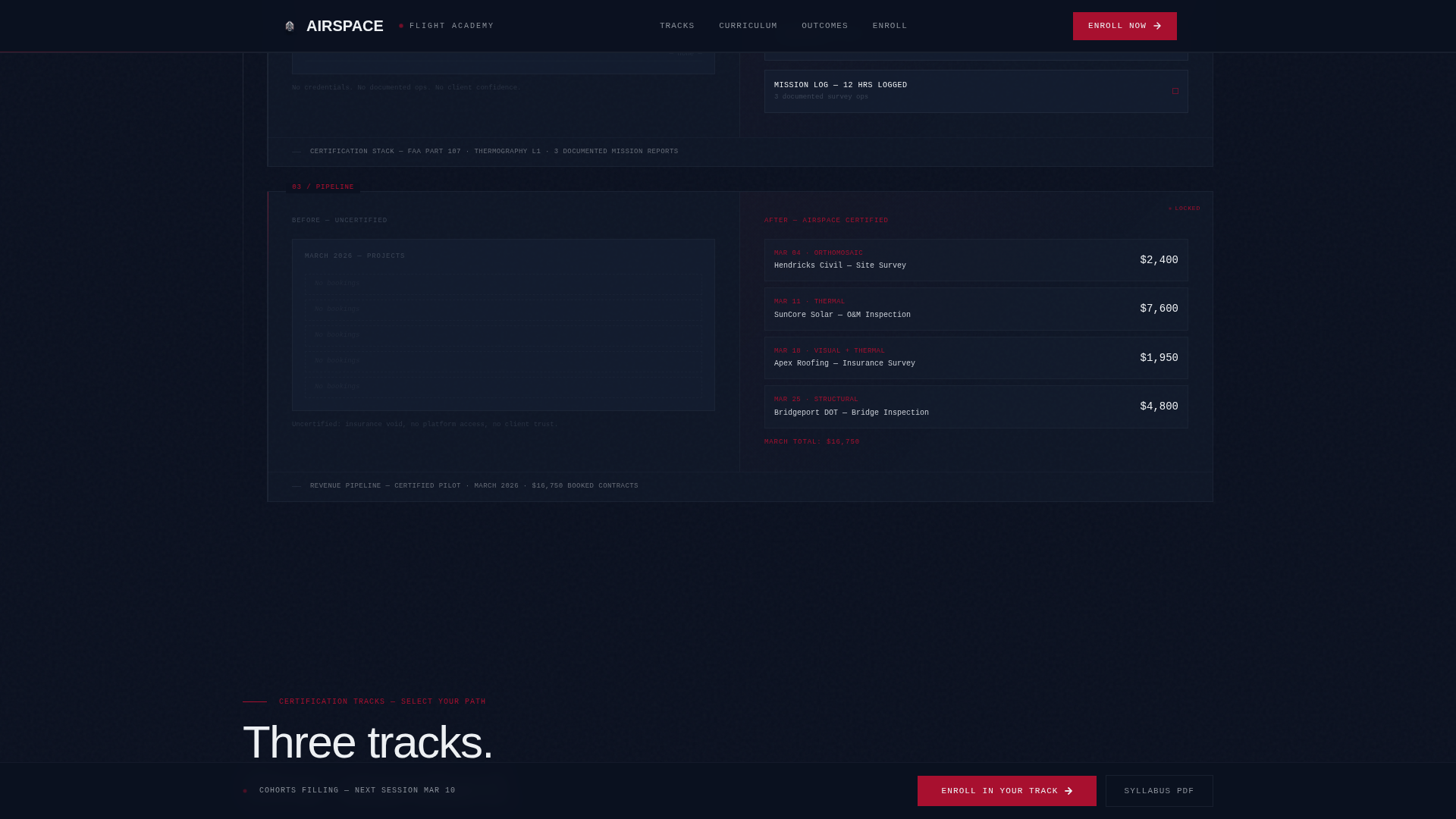 Airspace - Highstakes Dronetraining Landing Page Template