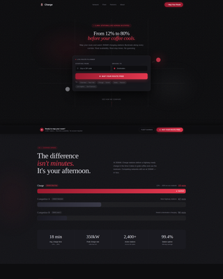 Charge - Powerful EV Charging Landing Page Template