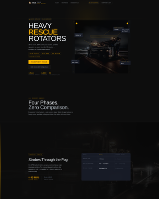 Haul - Powerful Heavytowing Landing Page Template
