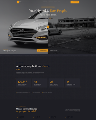 Drive - Premium Hyundai Landing Page Template