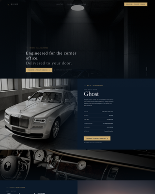Marque - Prestigious Dealership Landing Page Template