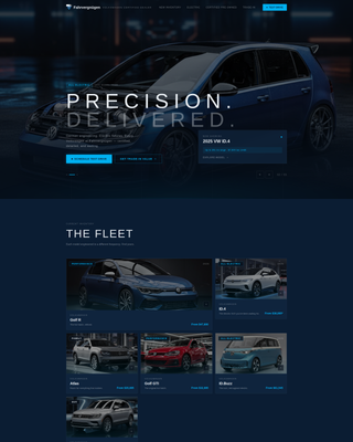 Fahrvergngen - Precision Volkswagen Landing Page Template