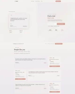 Clarity - Clinical Trials Landing page Template