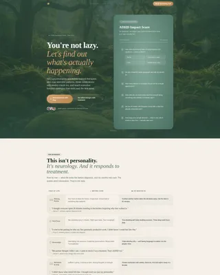 Calibrate - Specialist Clinic Landing page Template