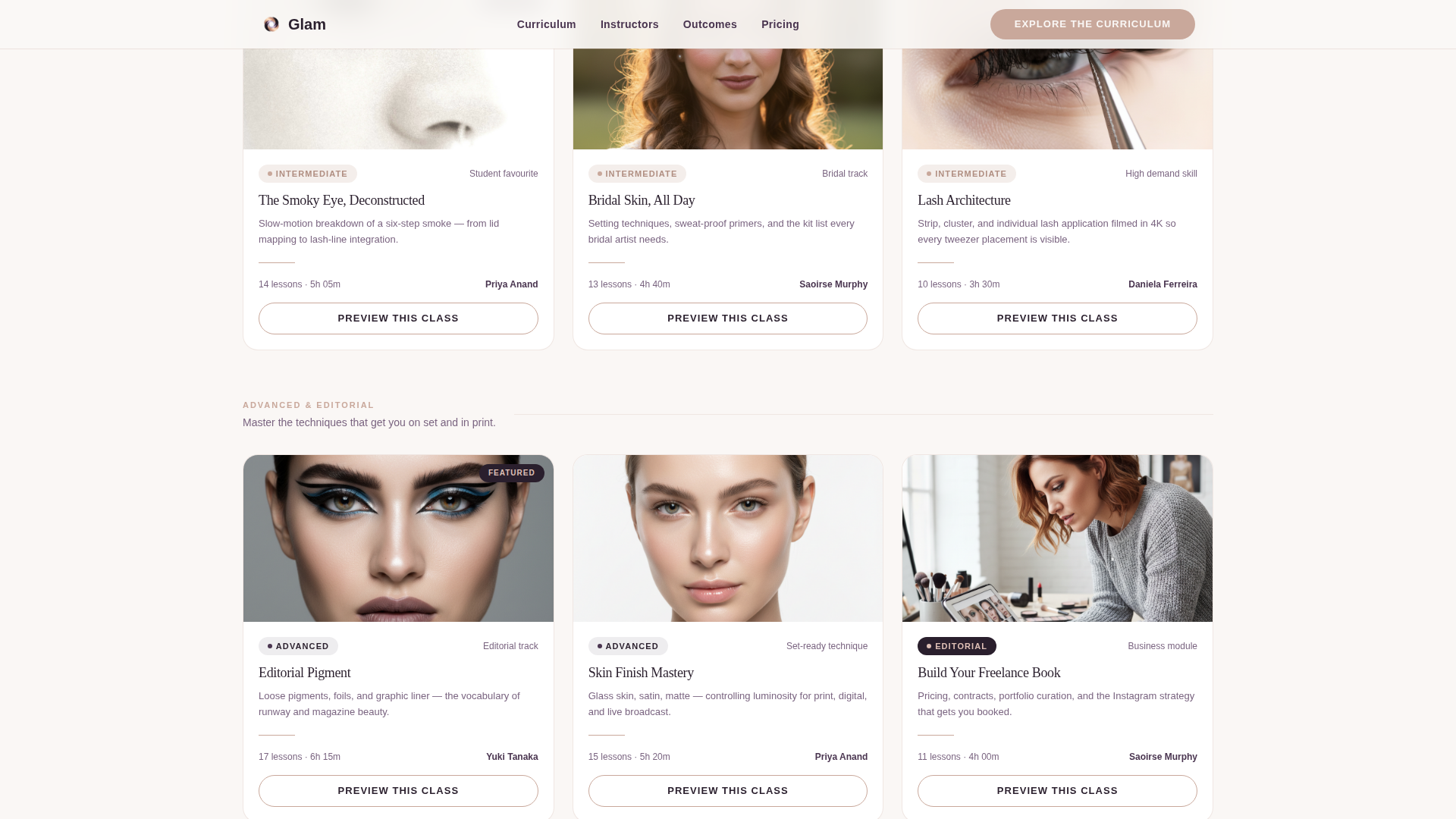 Salon & Spa Software Reviews Website Template