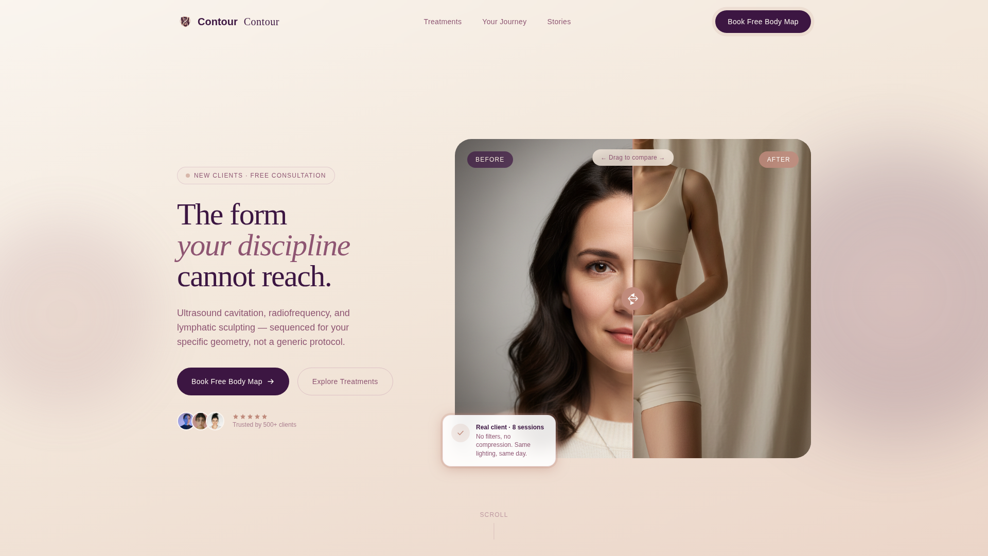 Cosmetic Surgery & Aesthetic Clinic Specialist Booking Website Template