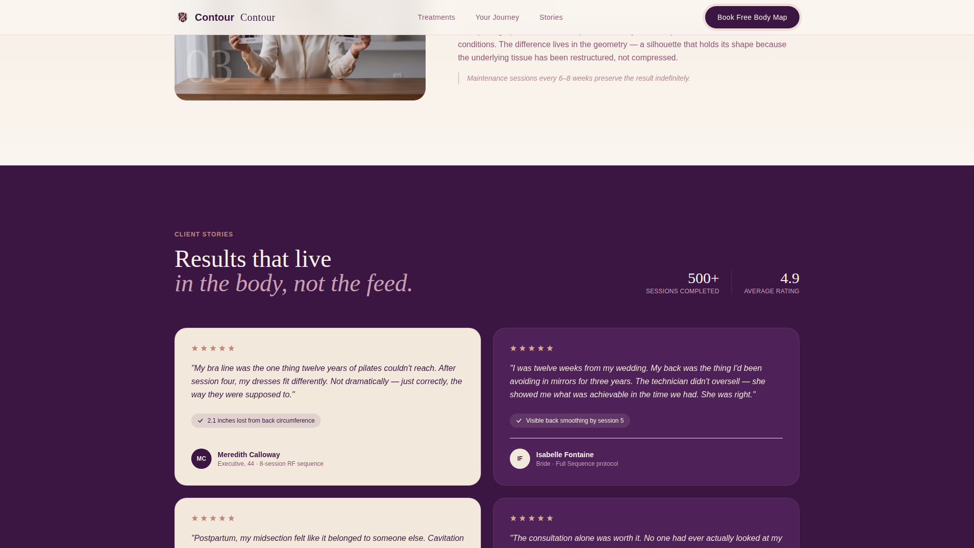 Cosmetic Surgery & Aesthetic Clinic Specialist Booking Website Template