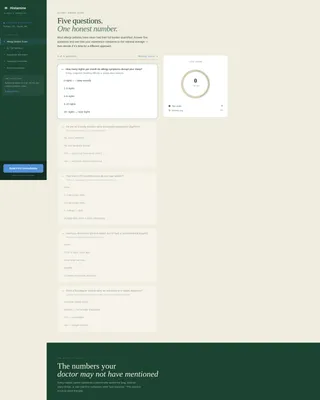 Allergy - Immunology Practice Landing page Template