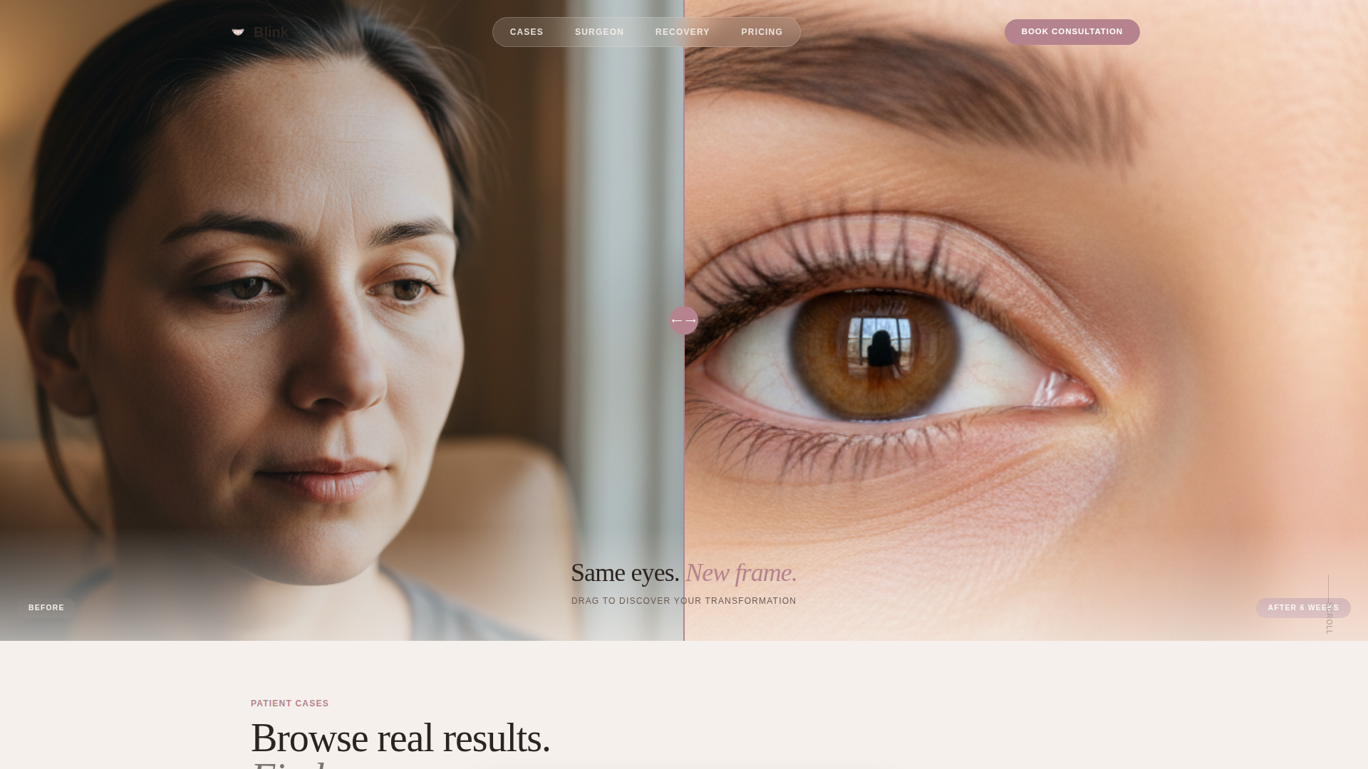 Cosmetic Surgery & Aesthetic Clinic Pricing Website Template
