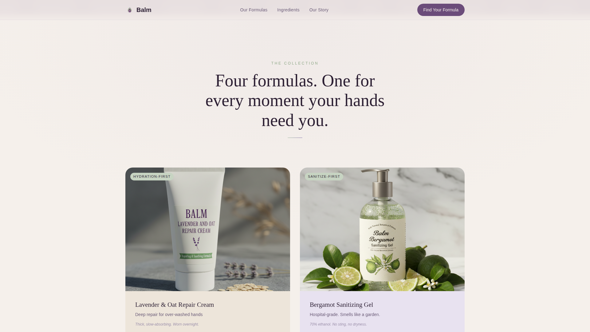 Body Care & Bath Brand Advanced Professional Website Template