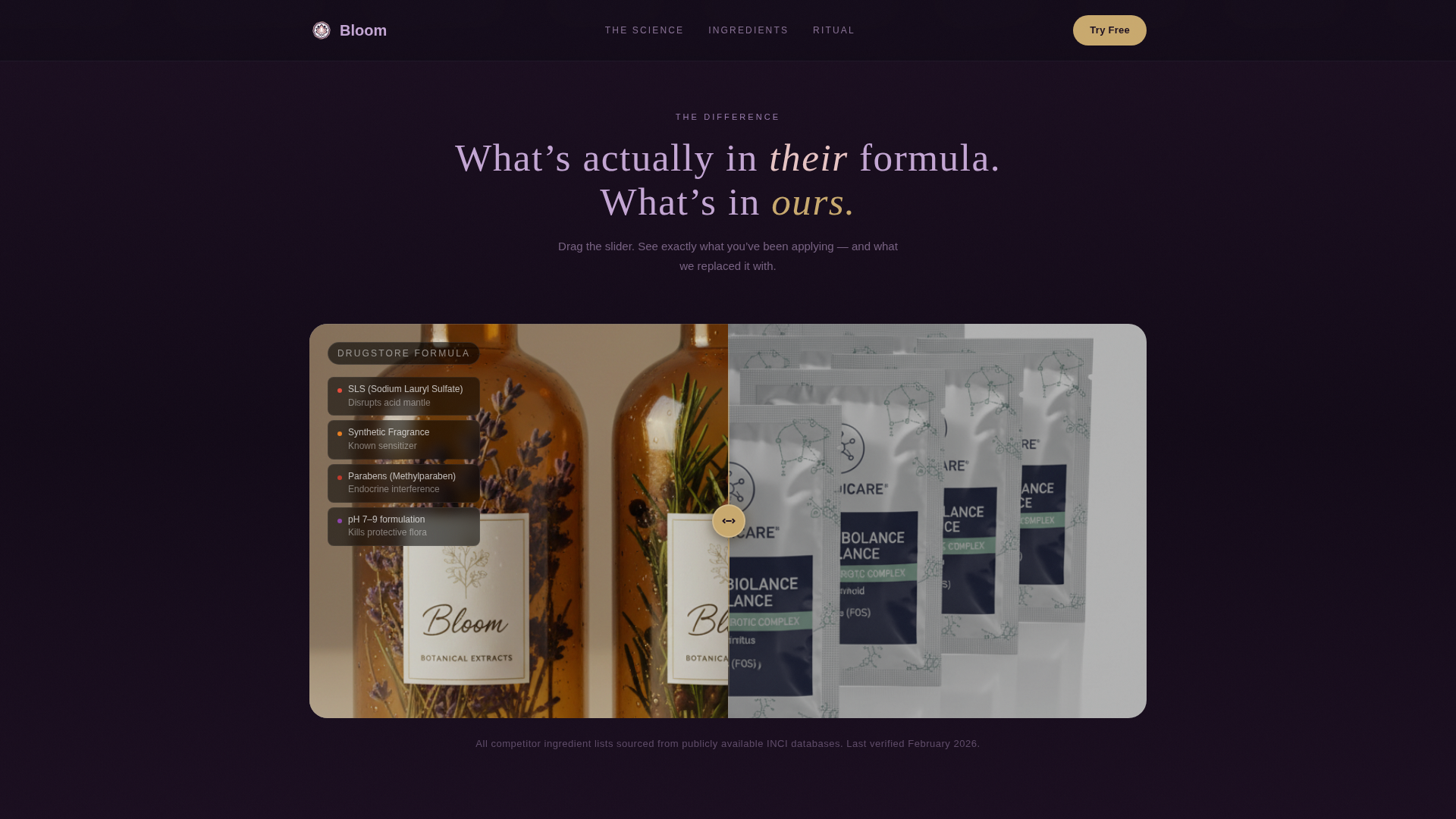 Body Care & Bath Brand Specialist Professional Website Template
