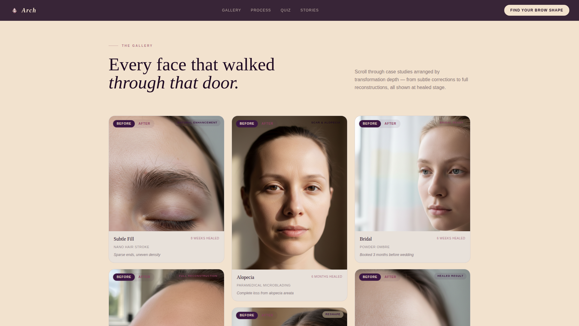 Specialty Beauty Treatments Online Booking Website Template