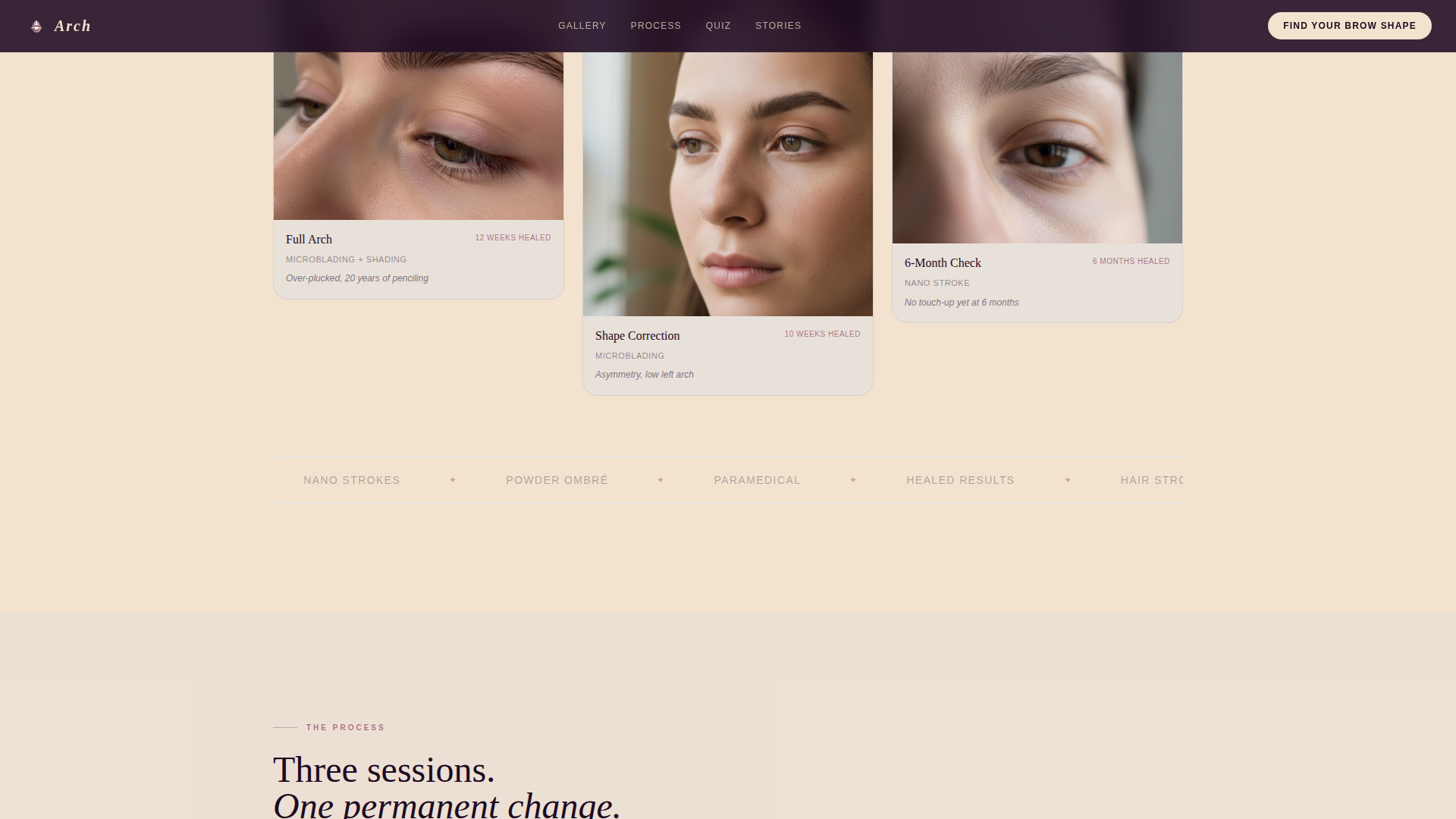 Specialty Beauty Treatments Online Booking Website Template