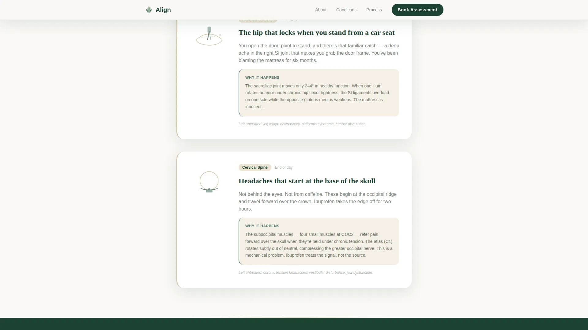 Chiropractor Appointment Booking Website Template