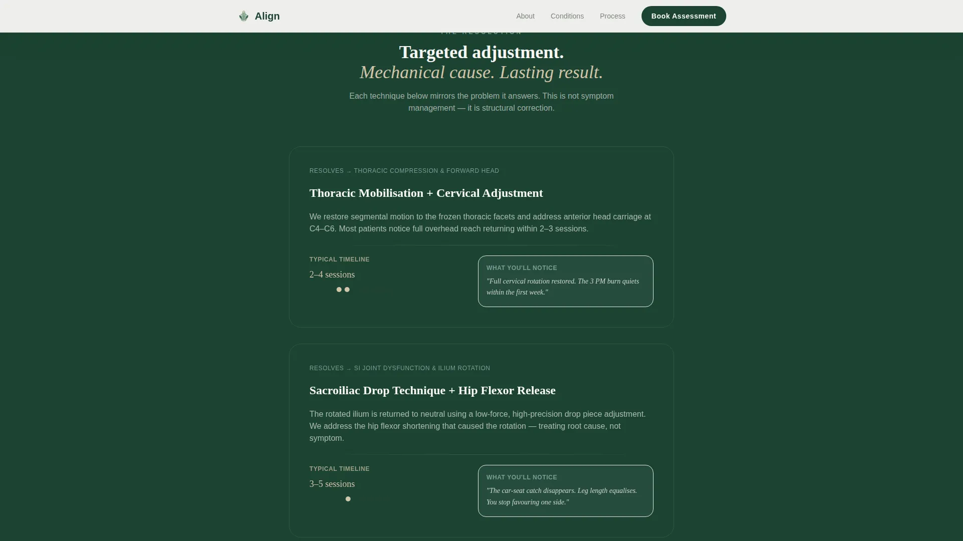 Chiropractor Appointment Booking Website Template