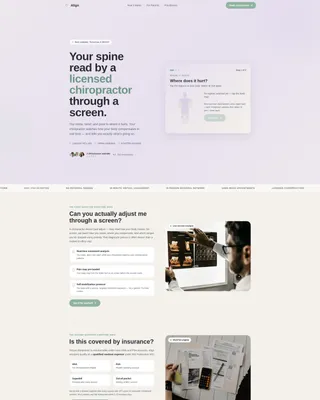 Align - Virtual Consultation Landing page Template