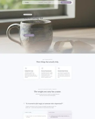 Anchor — Dependable Nursing Services Landing Page Template