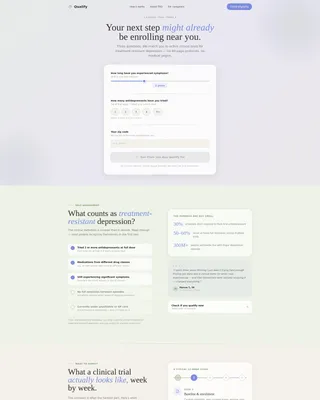 Breakthrough - Clinical Trials Landing page Template